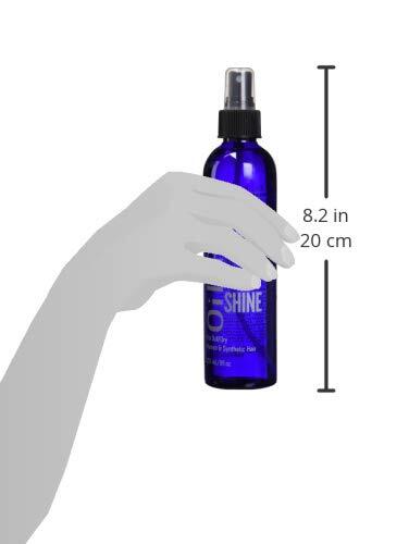Wig Shine Hair Styling Agent UV Protector for Dull Dry Human Synthetic Hair