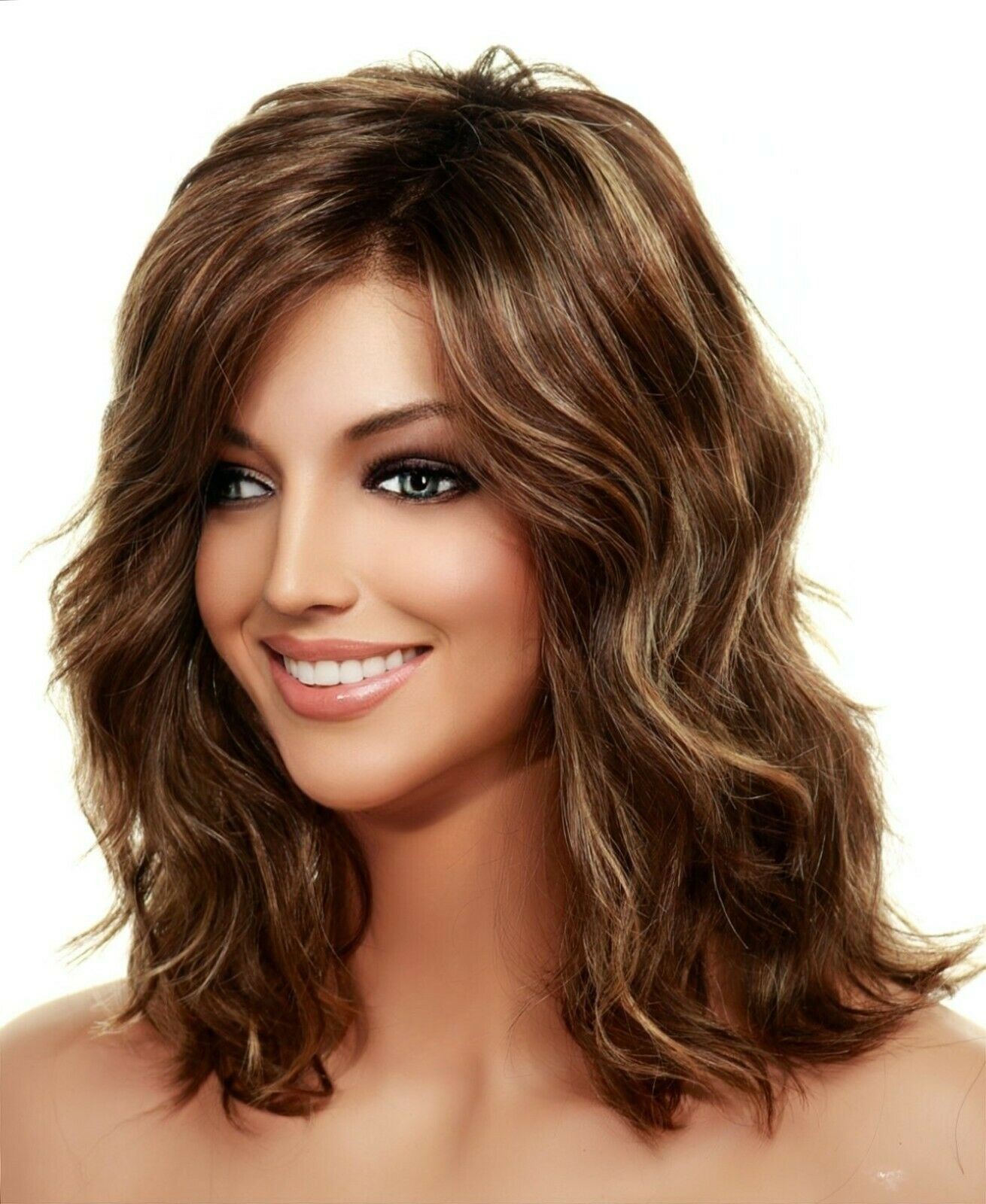FINN ESTETICA LACE FRONT WIG | CKISSRT4 | MID LENGTH LAYERED WAVES – 2