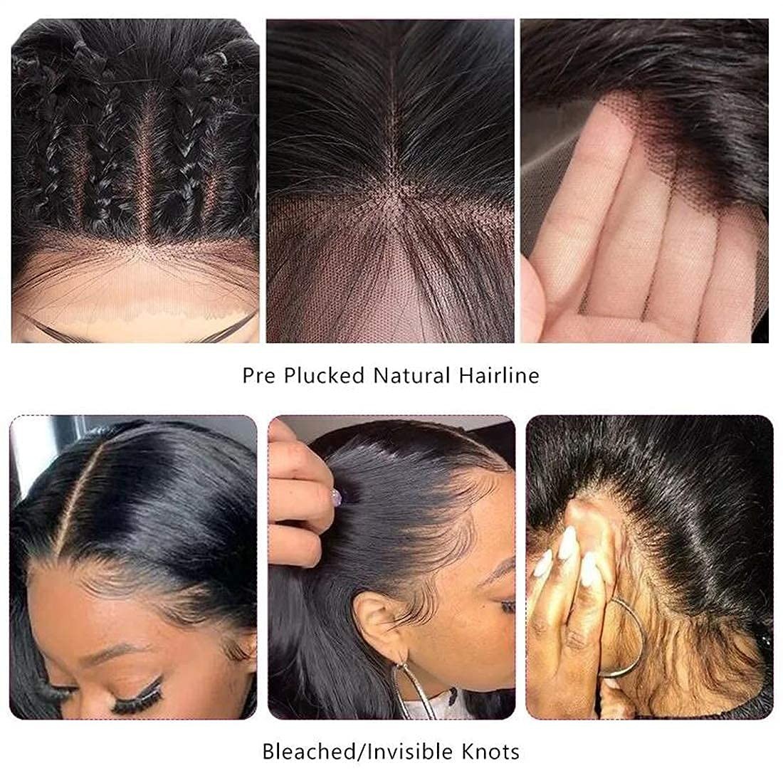 Versatile 5×5 Lace Closure Wig – 18 Inch Body Wave, 150% Density, Breathable Cap