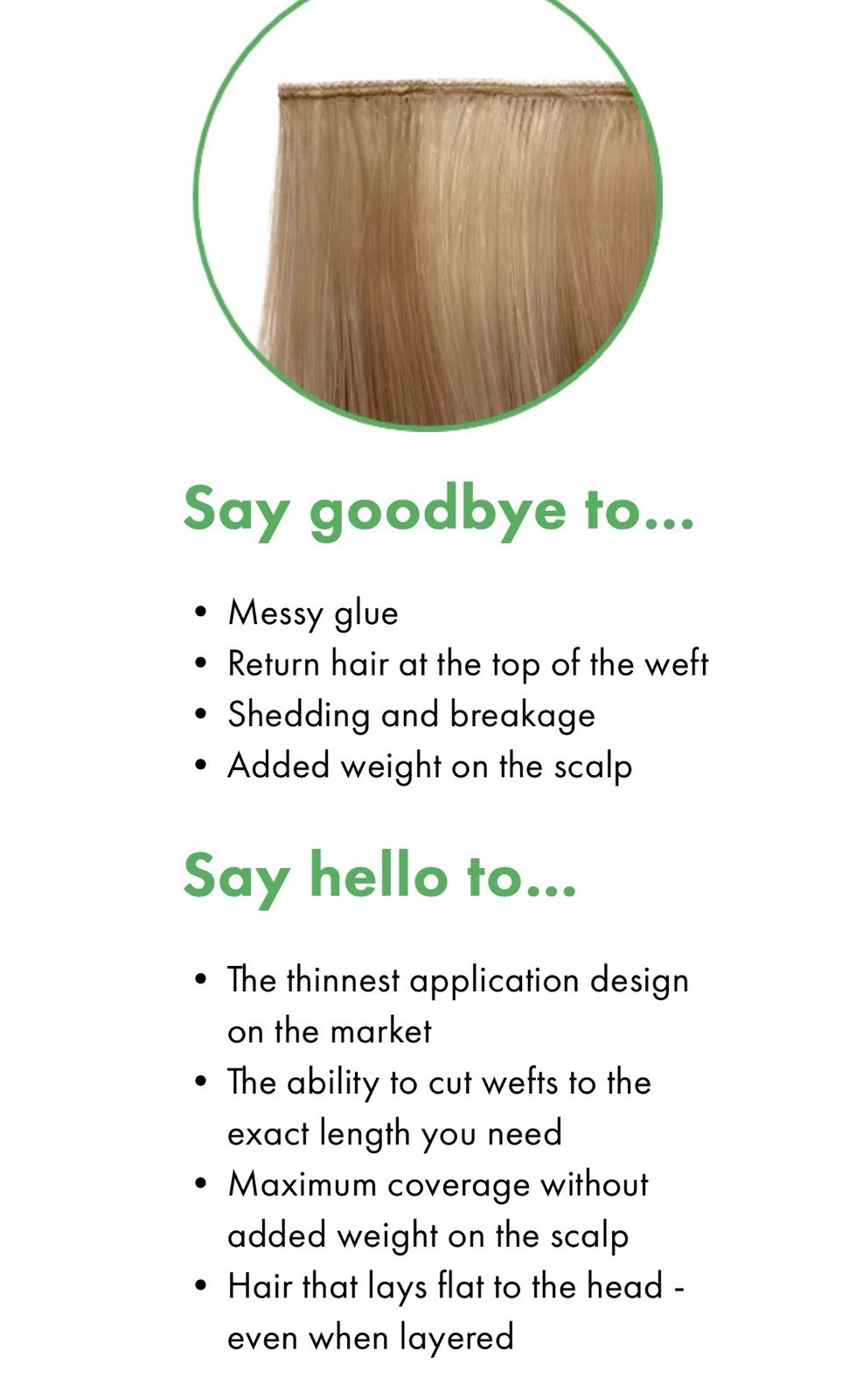 Babe Hybrid Weft 100% Remy Hair Extensions Caroline #12/600 18.5 Inch Blonde
