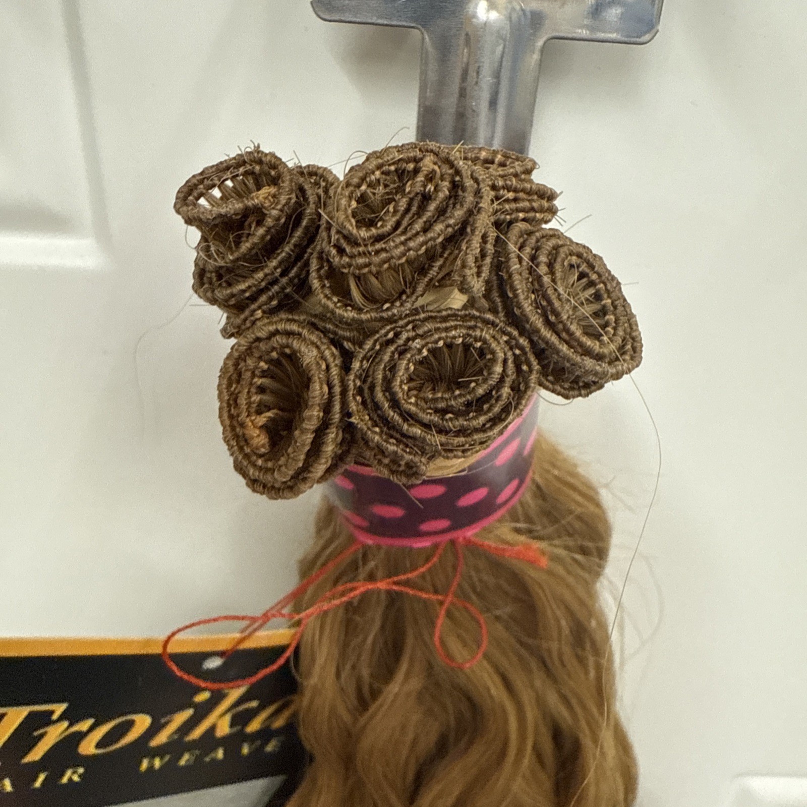 French Wave 22” Human Hair Single Weft Extensions #16 New Old Stock