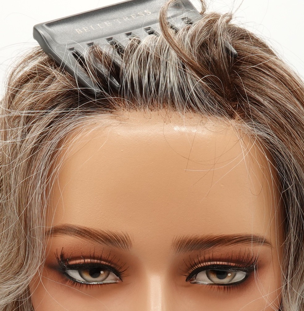 COOKIE Wig ELLEN WILLE Dark Sand Frosted, CLEARANCE HeatFriendly, Mono Part+Lace