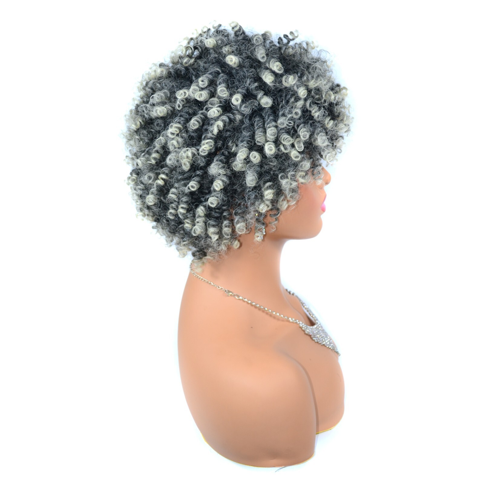 African Curly Wigs for Black Women Short Spring Twist Afro Curls Wigs Party Wigs