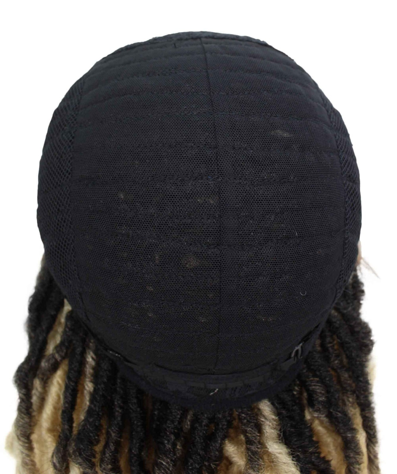 LUXLUXE Dara Curly Dara 22 in Long Dara 4X4 Hand Tied Lace Braid Braided Wig,