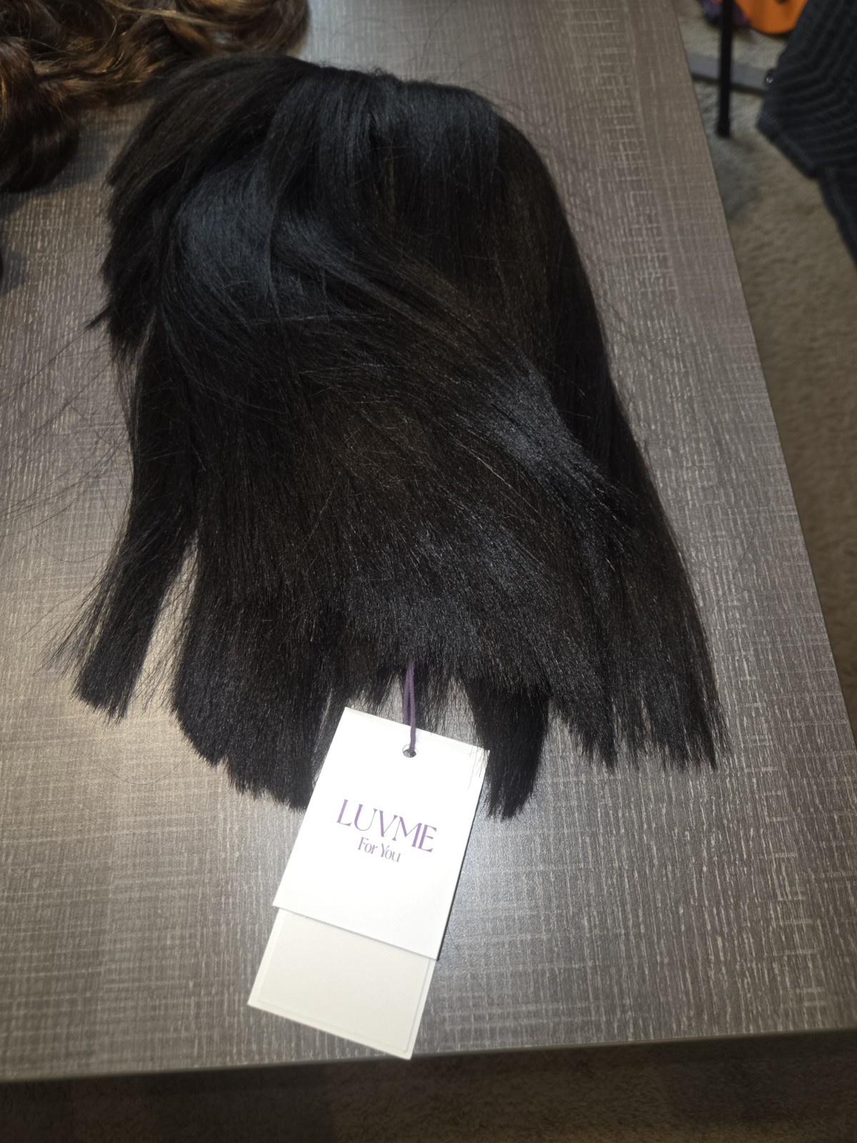 Luvme And Unice Human Hair Wig Blonde/Brown/Black 5 Total =1 PRICE