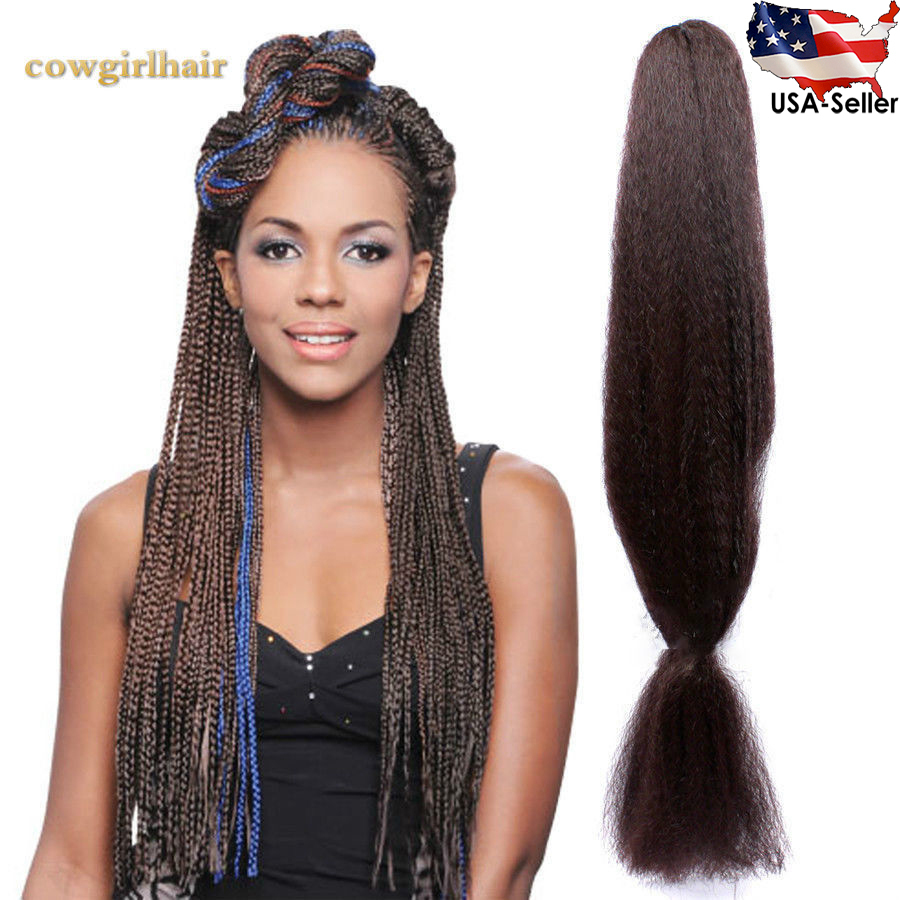 100% Kanekalon Jumbo Braids Hair Extensions KK Hair — USA Seller!