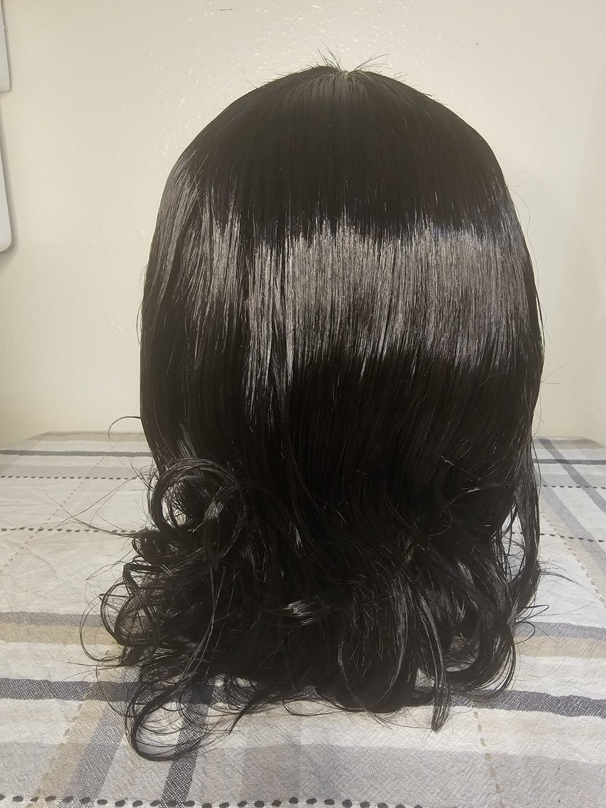 Bob Indonesia 100%HumanHair Wig Full Machine made No Lace