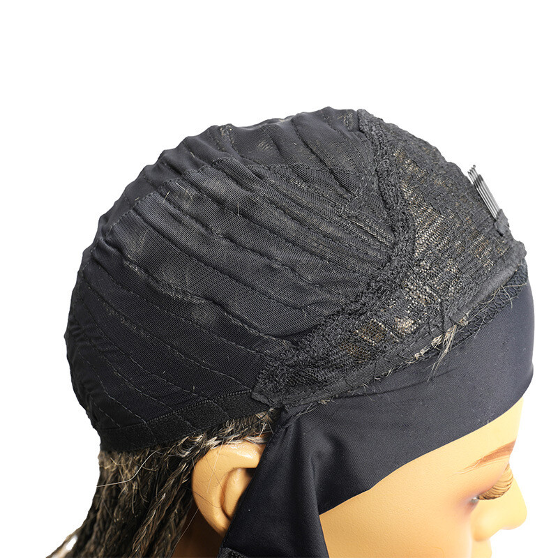 20″ Braided Headband Wigs for Black Women Synthetic Box Braiding Wigs Wrap Wigs
