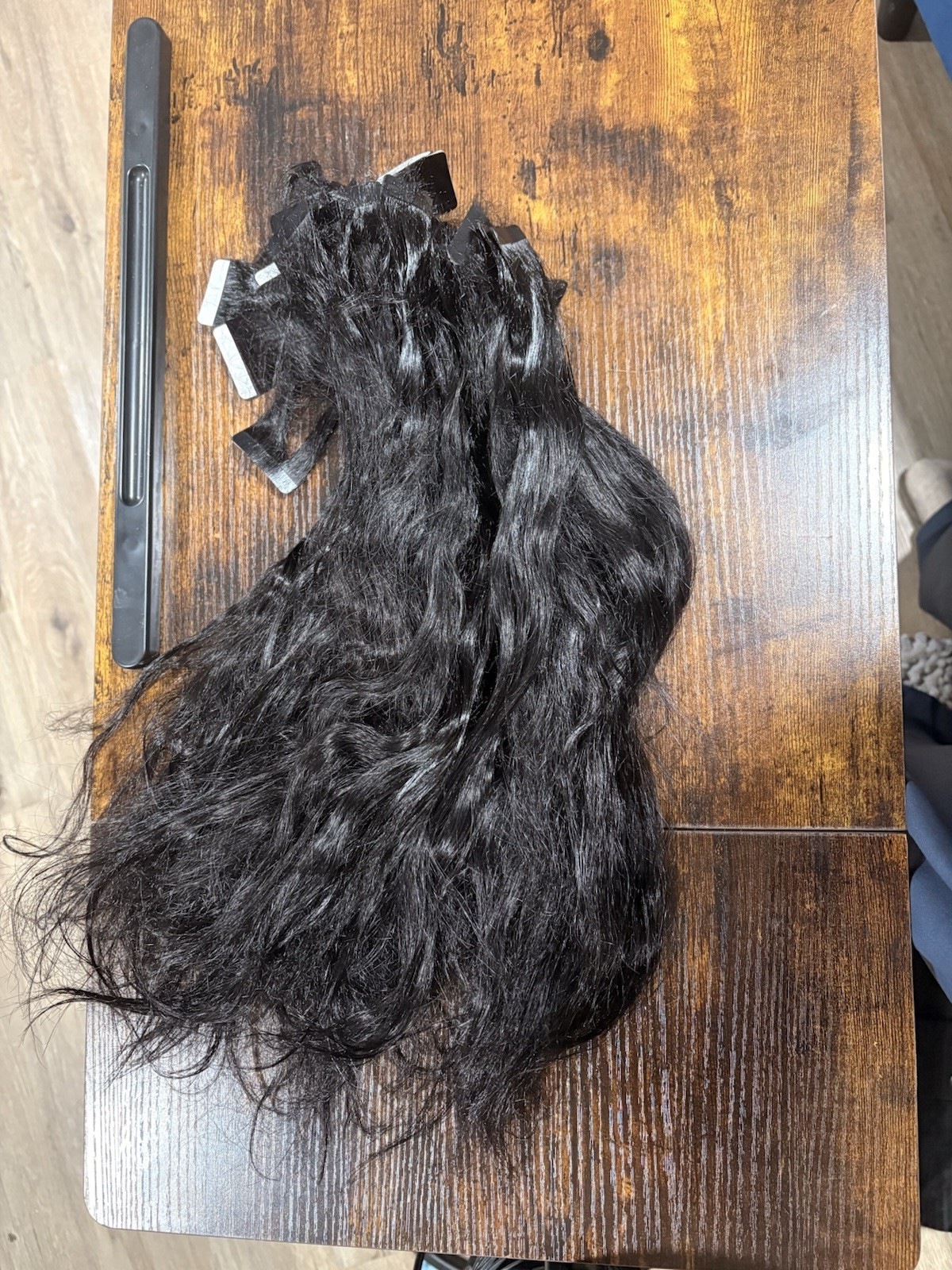 100% Human Hair Brazilian Body Wave Extensions 184 Grams Used + Remover + Pliers