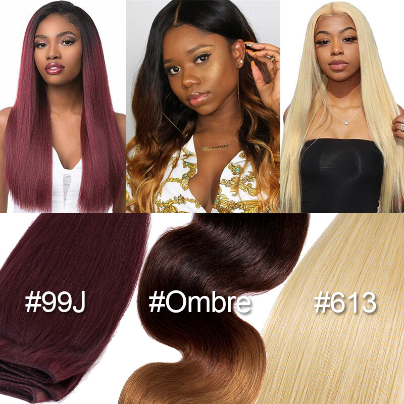 300G Brazilian Virgin 100% Remy Human Hair Body Wave Weave Extensions THICK