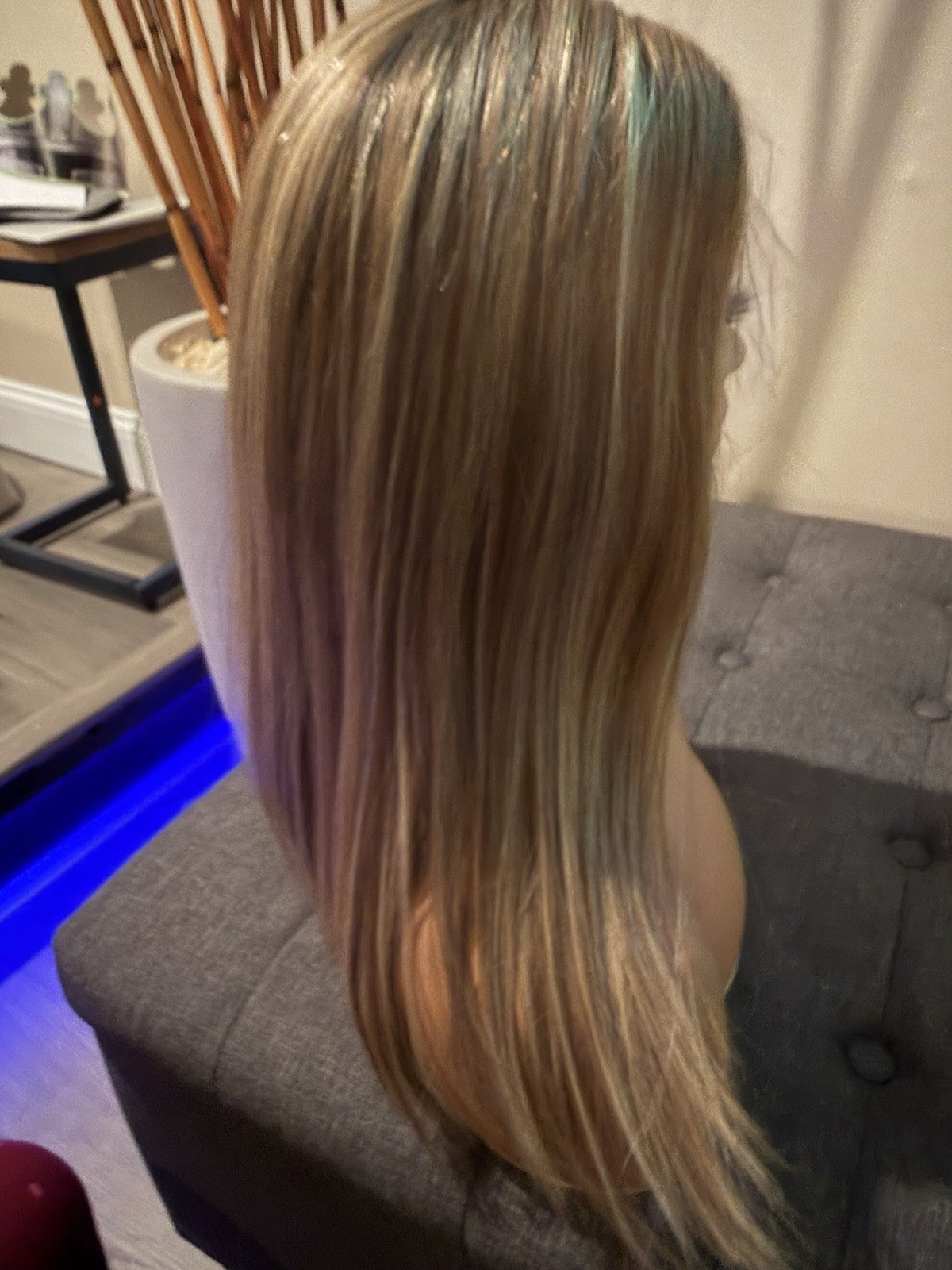 human hair lace Top European Hand tied Wig 18 Inches Size Small