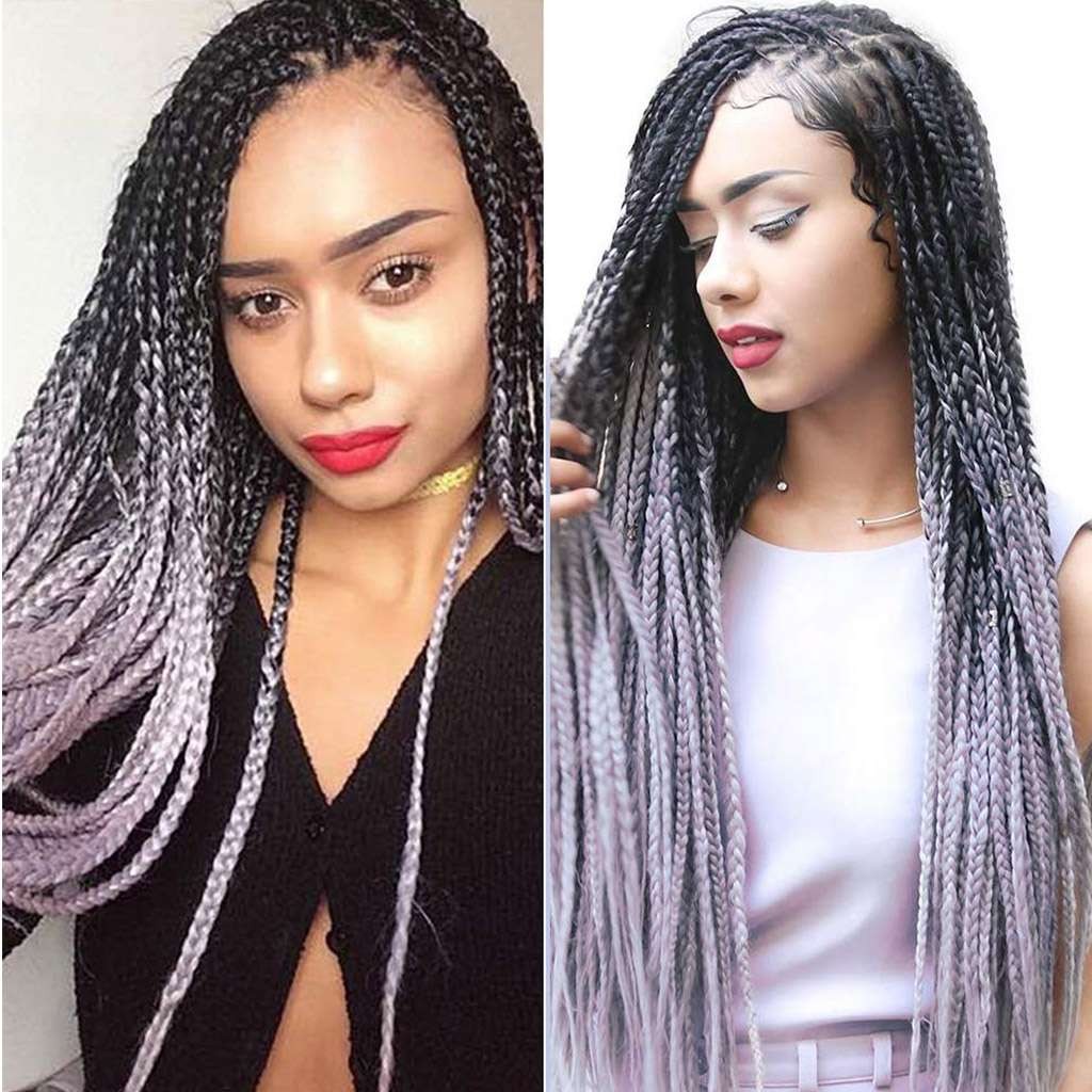 24″ Jumbo Hair Extensions kanekalon Braiding Hair Box Twist Braid For Human