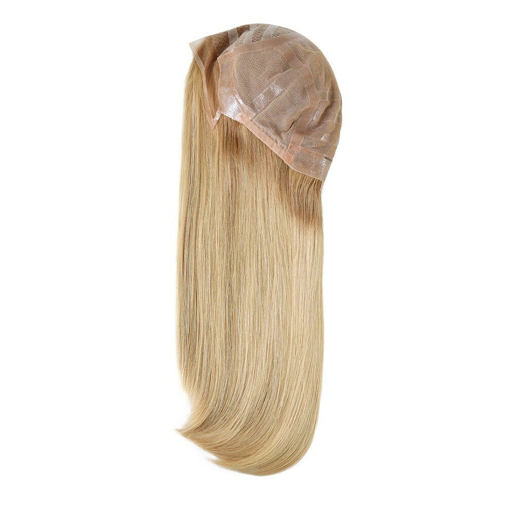 Women European Remy Human Hair Lace Front Wigs Medical Wig Medium Size MW45 #SIC