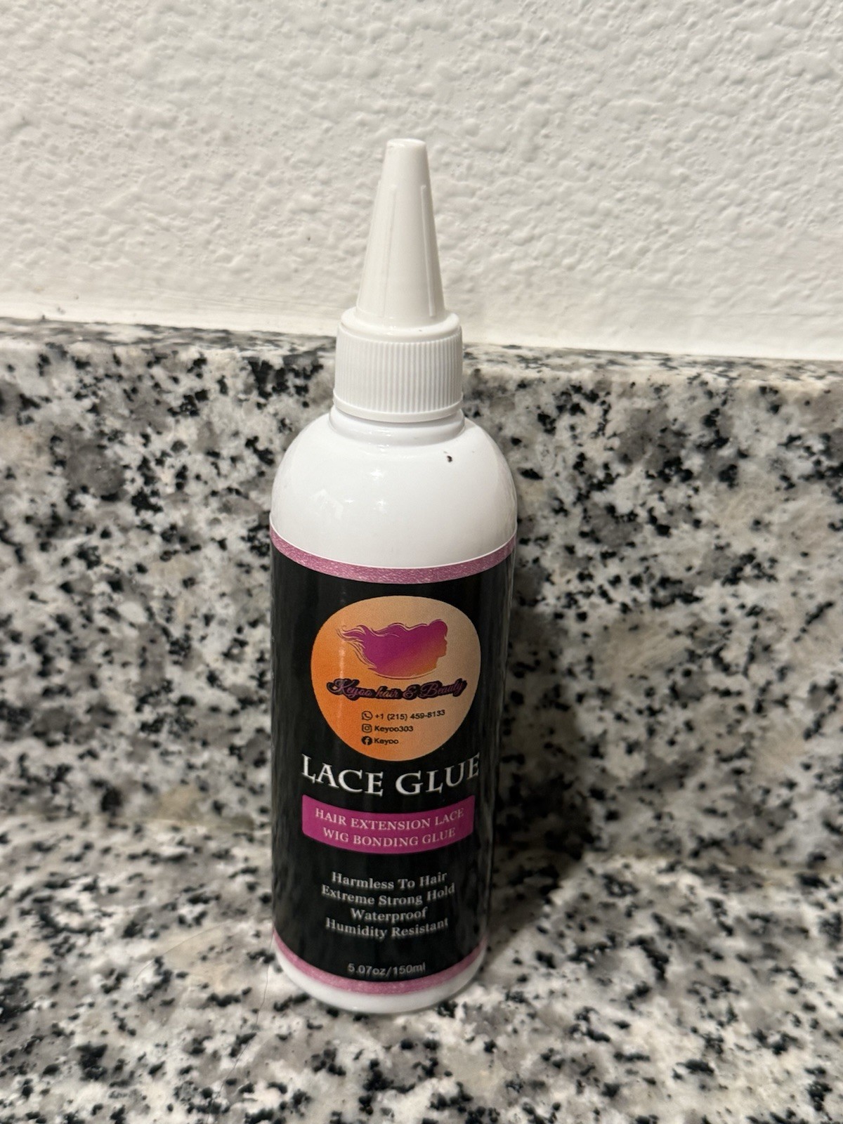Keya Hair & Beauty Lace Glue Waterproof Humidity Resistant Extreme Strong Hold