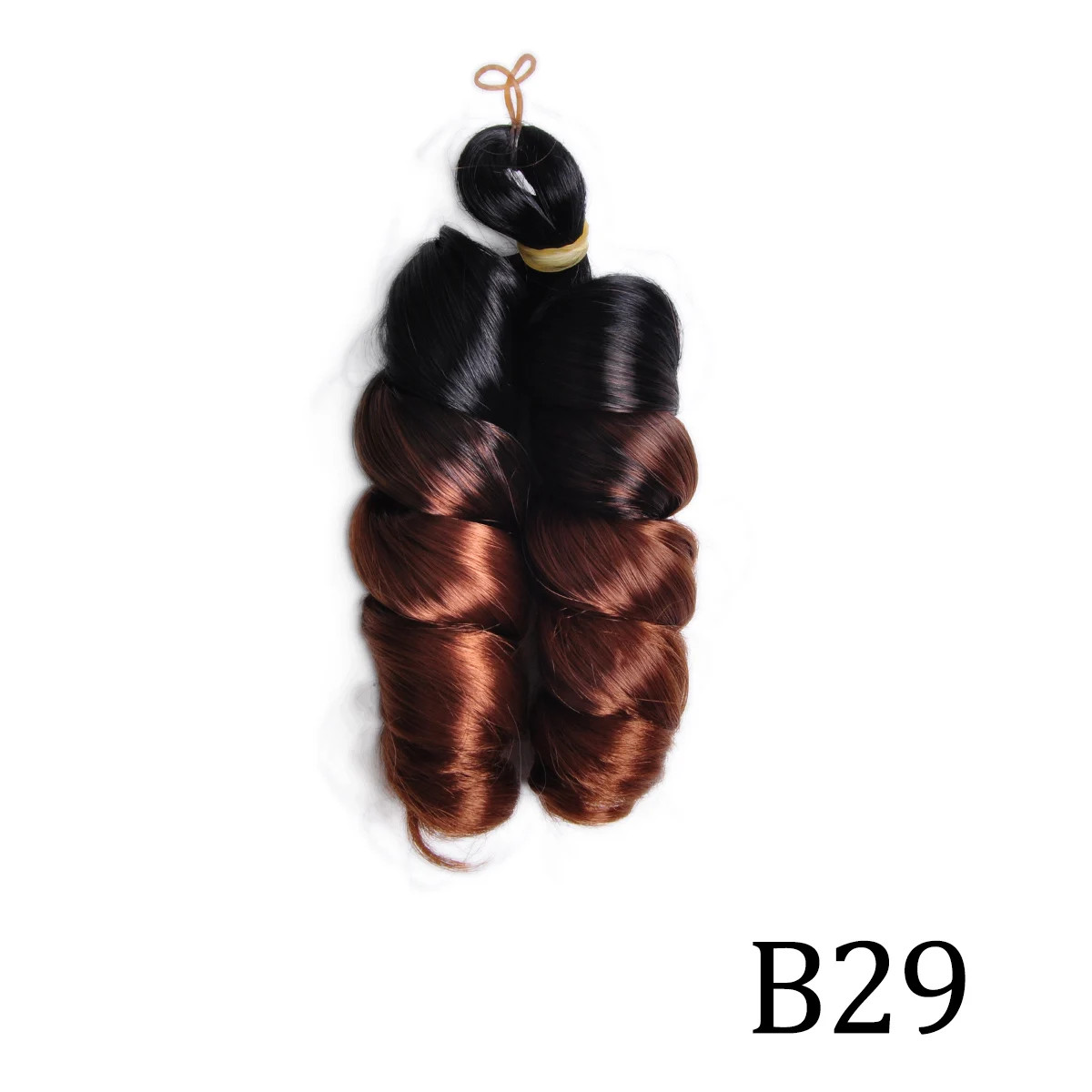 12Inch French Curls Synthetic Hair Extensions Loose Deep Wave Crochet Braids
