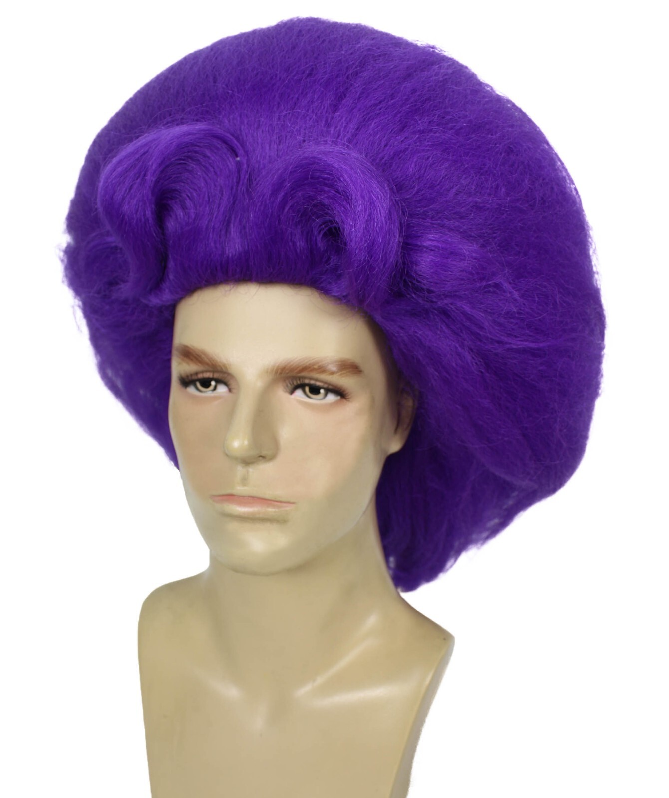 Adult Men’s Band Troll Cosplay Wig, Flame-retardant Synthetic Fiber, HM-1647