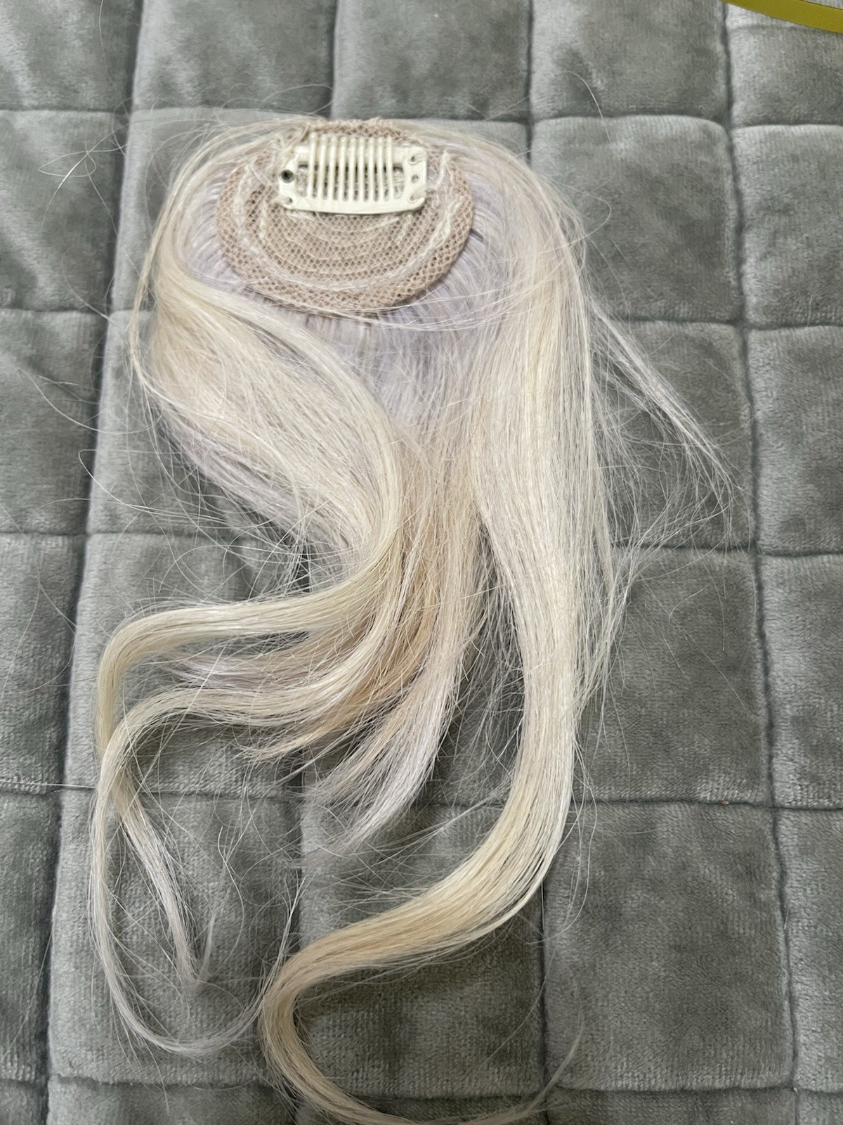 Hidden Crown Halo Extension 20” Inches  # 58 Sterling Plus Fringe Bang
