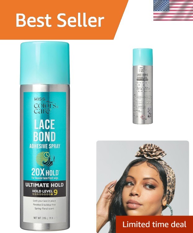 Ultimate Hold Lace Spray 11.1 oz – Fast Drying & Residue-Free for Perfect Wigs