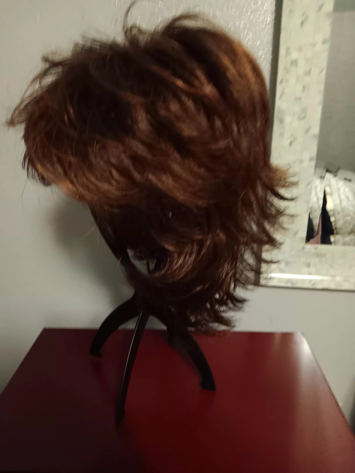 Raquel Welch Wispy Red Bang Wig. New with Box Never Been Used
