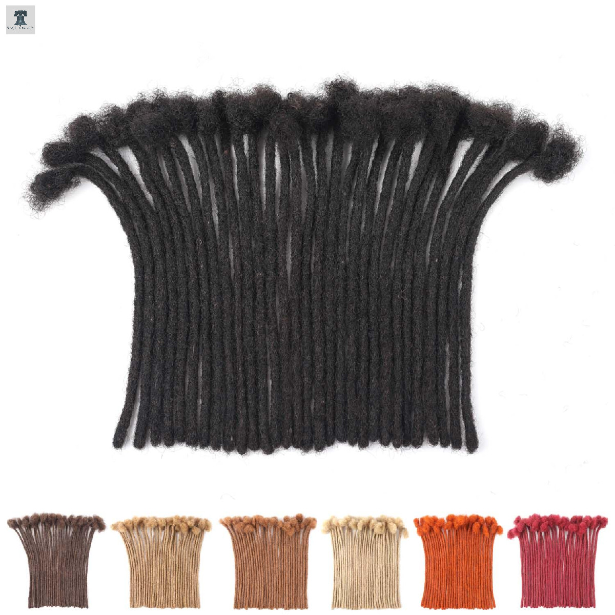 Cikreet 6 Inch Loc Extensions Human Hair 100 Strands 0.6 Cm Dreads Extensions