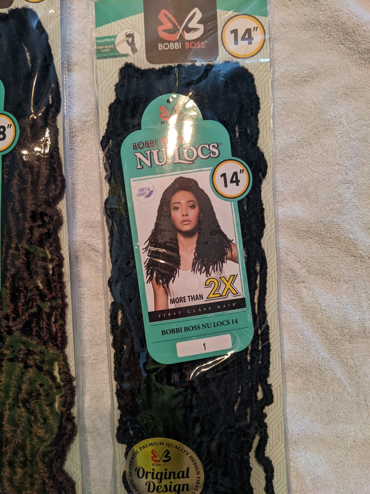 1 Lot Of Bobbi Boss Braided Hair Extensions 14″ And 18″ 60 Pieces