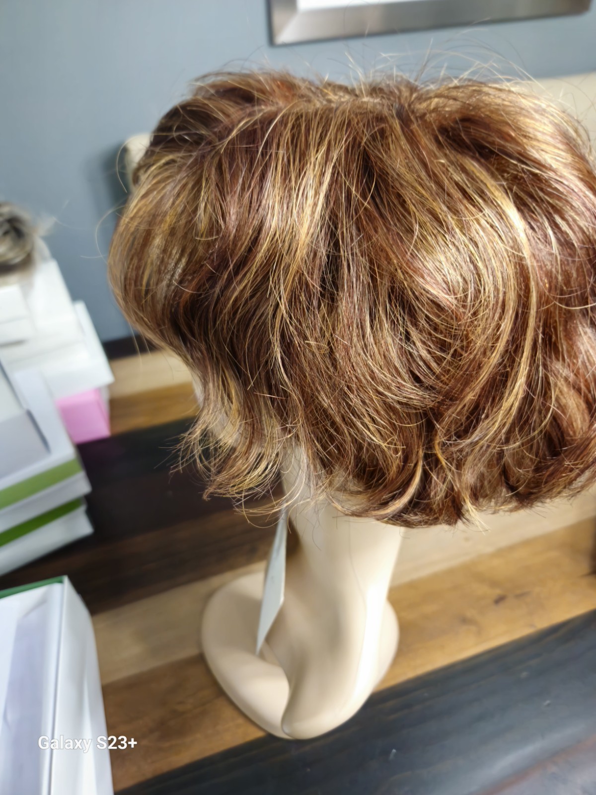 Estetica Designs Meg Synthetic Wavy Bob Wig Basic Cap R32/33/40FRed W/ Lace Frnt