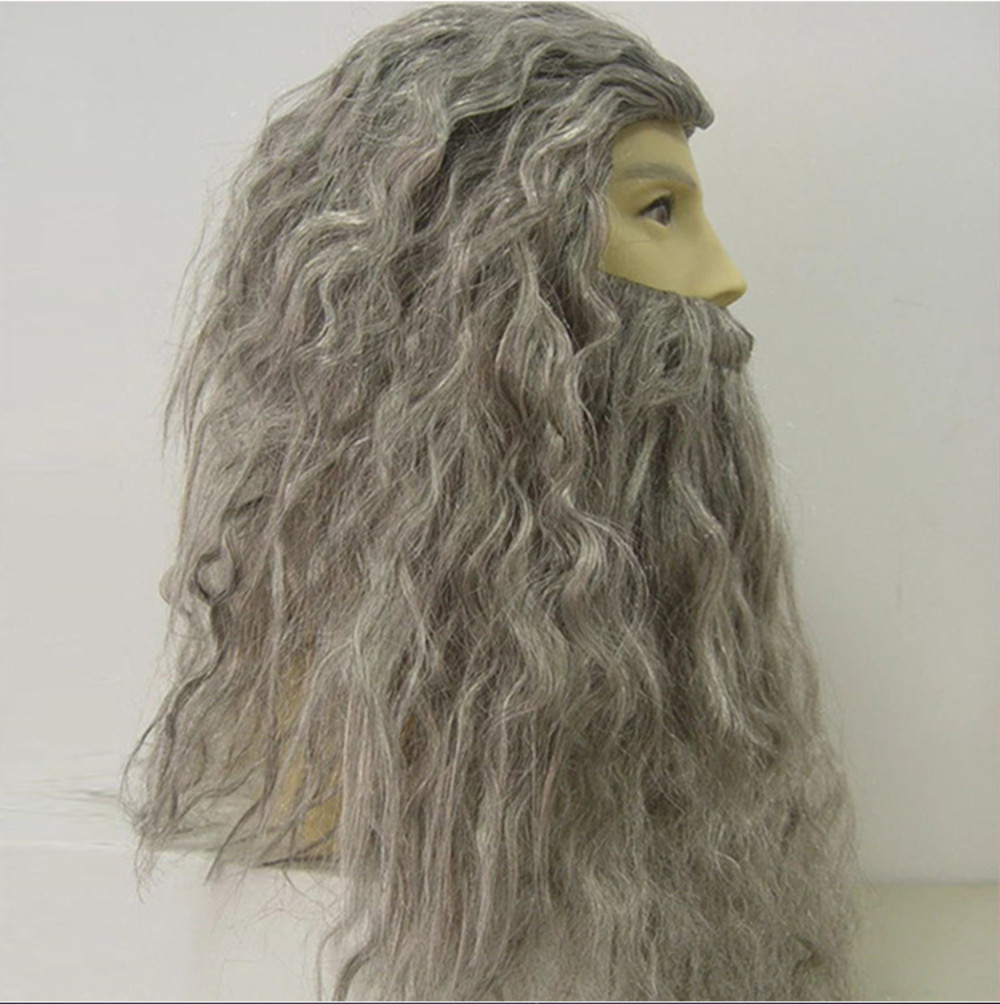Movie The Lord of The Rings Cosplay Gandalf Wig Halloween Cosplay Costume Wig
