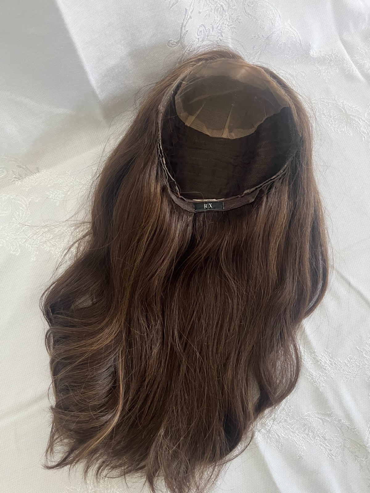 Pre Owned RX 21″ Lace Top Human Hair Wig for Women – Brown