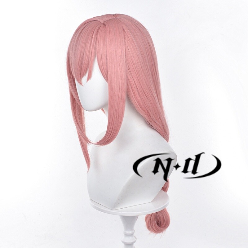 Tsukishiro Yanagi Periwig Zenless Zone Zero Cosplay Hairpiece Pink Wig Props