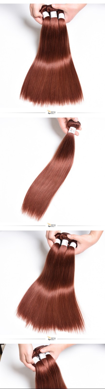 Silky Straight Virgin Brazilian Human Hair color #1 #2 #4 natural one bundle