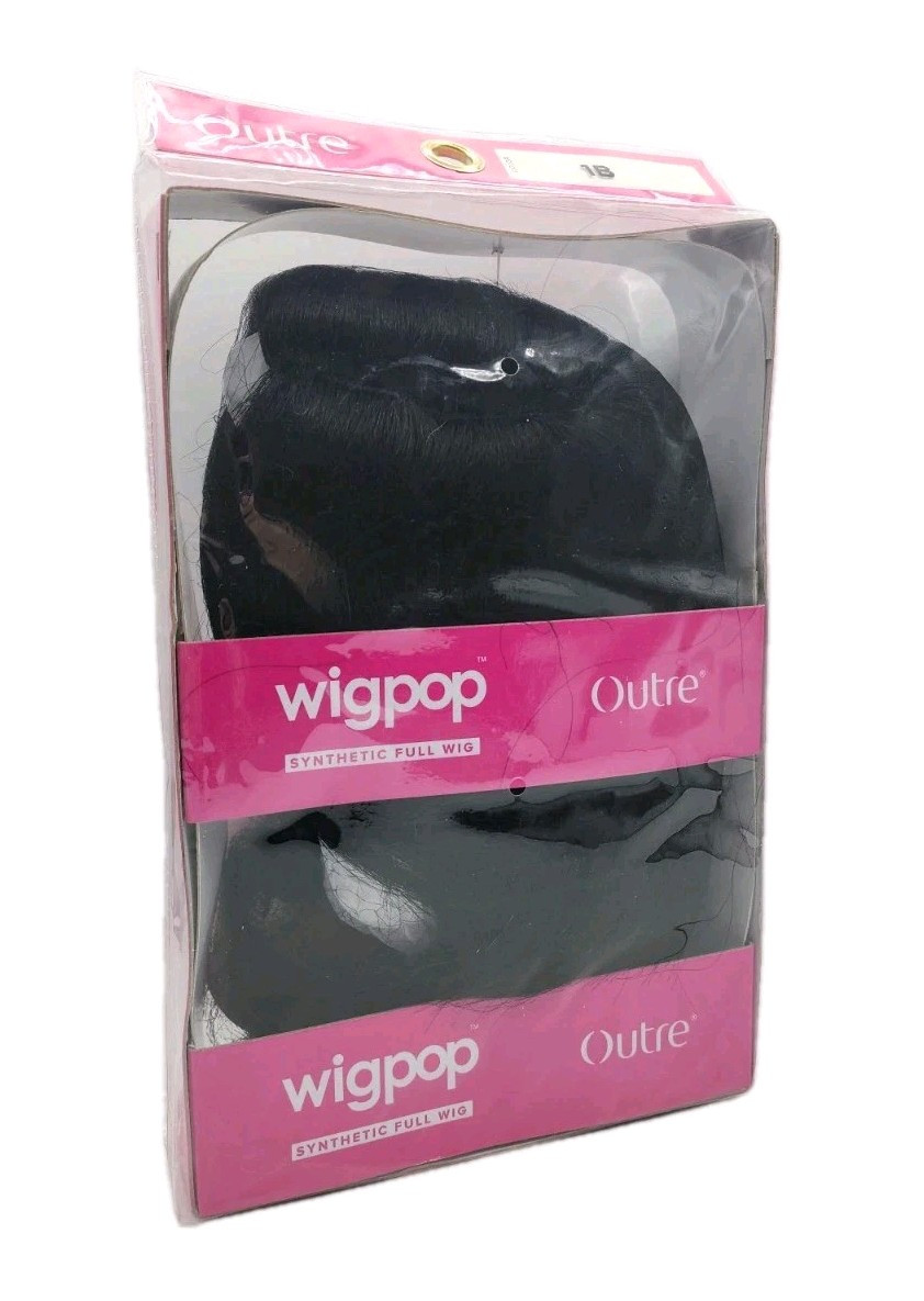 Outre Wigpop Synthetic Hair 11in. Black Tinaye 1B Bob Full Wig