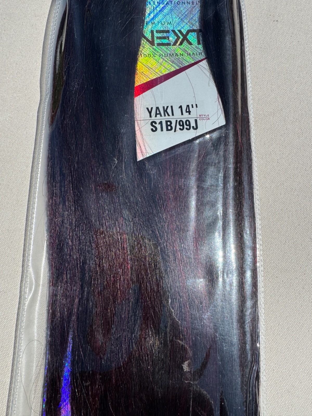 Sensationnel NEXTT 100% Human Hair Yaki Straight Weave 8″ 10″ 12″ 14″ 16″ 18″ Co