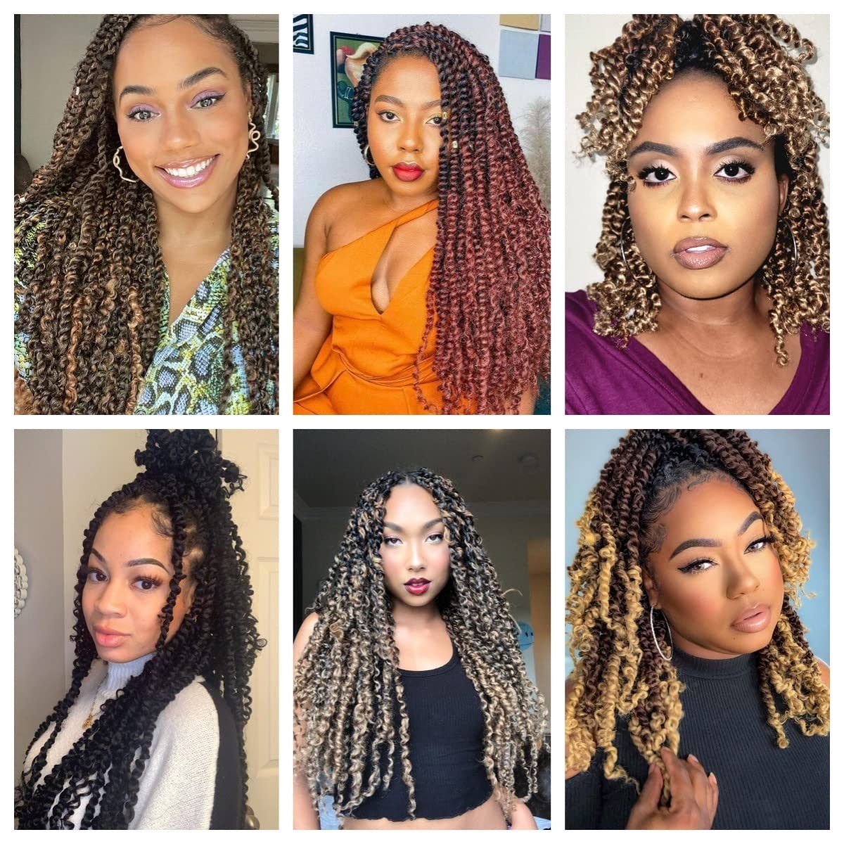 Durable 12 Inch Pre-looped Crochet Braids – 8 Packs for Gorgeous Passion Twists