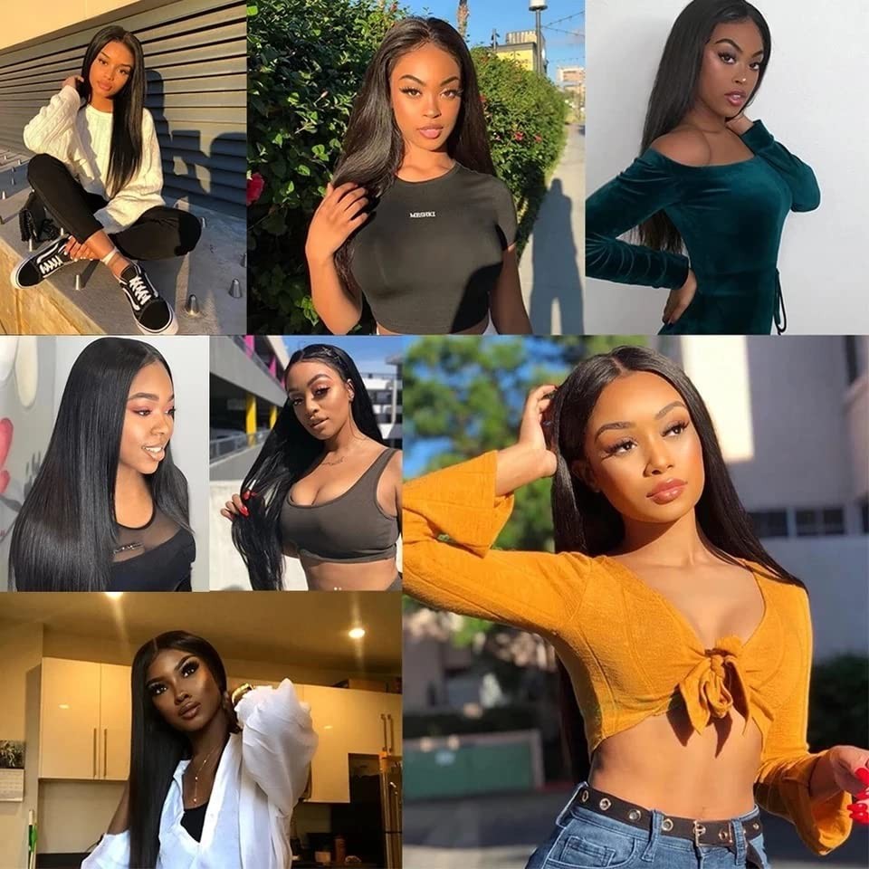 Mamart Human Hair Straight Bundles Human Hair Grade 8A Real Unprocessed Virgin