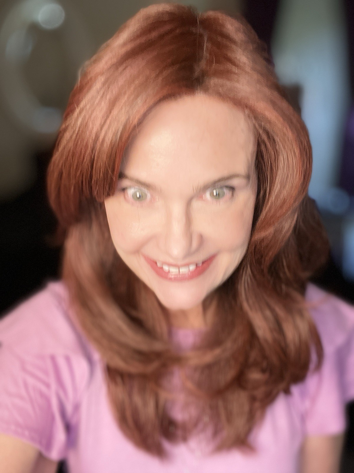 Raquel Welch Spotlight Wig Ruby Red Lace Front Average Cap Pre-Owned