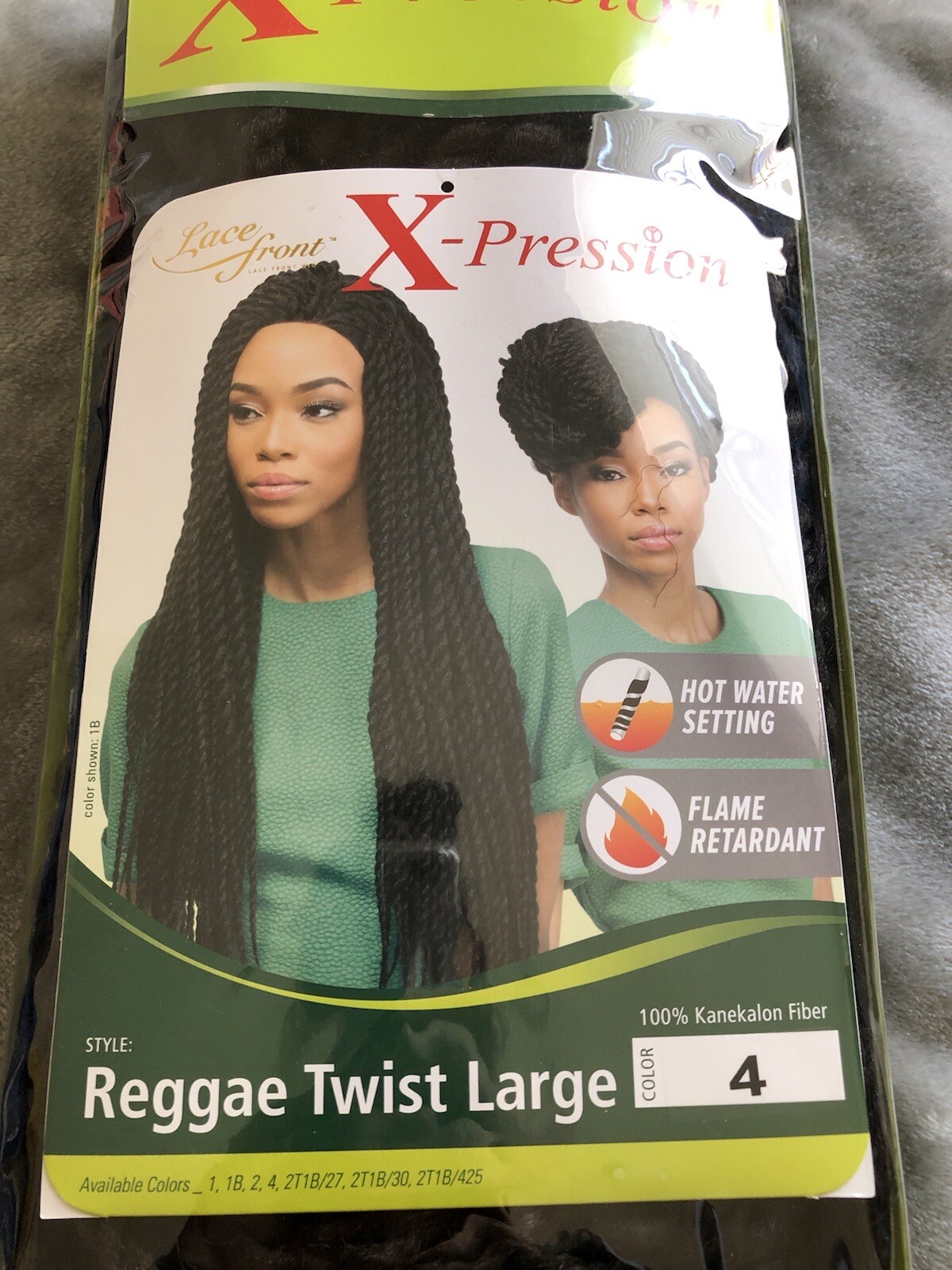 X-pression Lace Front Long Reggae large Twist Wig