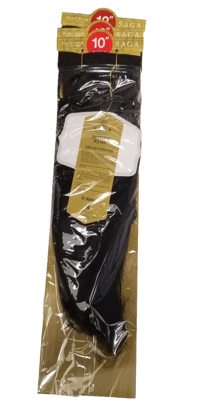 Saga Indian Remy Hair Loose Deep 4 Pcs Wet/Dry Two 10in A 12in And A 14in New