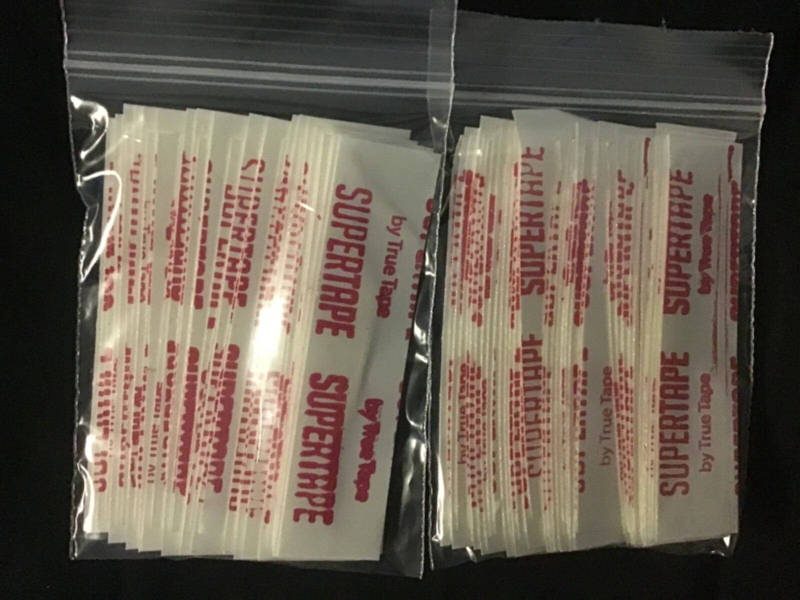 Supertape Strips Straight Double Sided Adhesive- 72 pc-wig Hairpiece Toupee -NEW