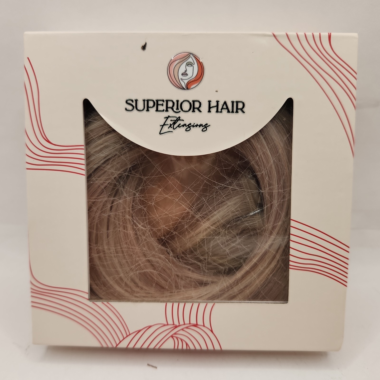NEW Superior Hair Extensions # 18/613 Ash Blond Highlights Butterfly Weft 20″…