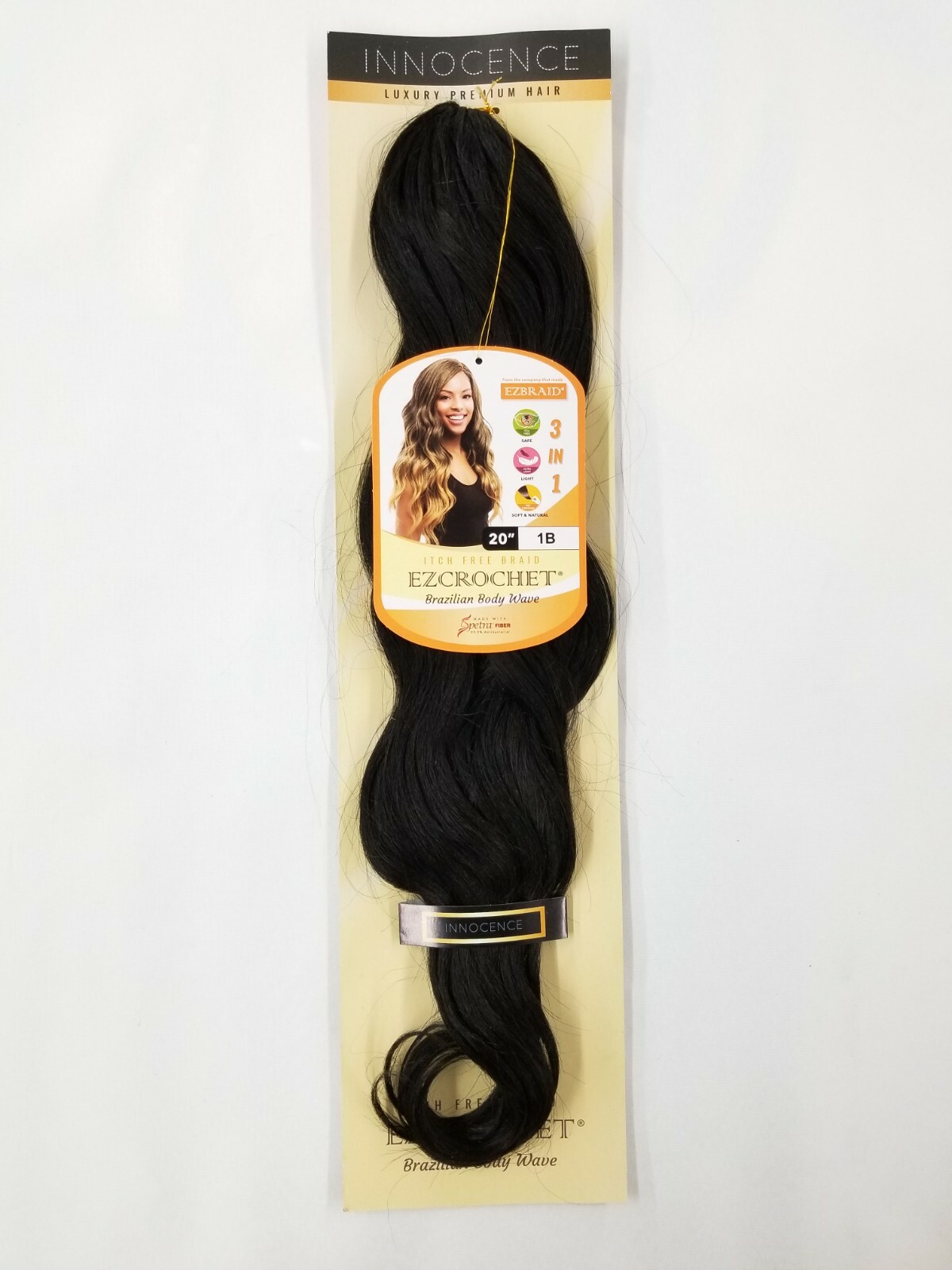 I&I Hair Innocence EZCROCHET Body Wave Crochet Braiding Hair Spectra 20″