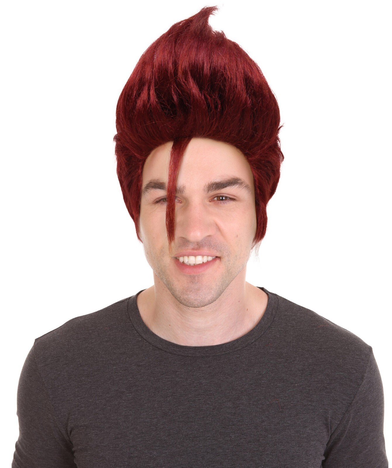Adult Men’s Fantasy Video Game Wig, Flame-retardant Synthetic Fiber, HM-1612
