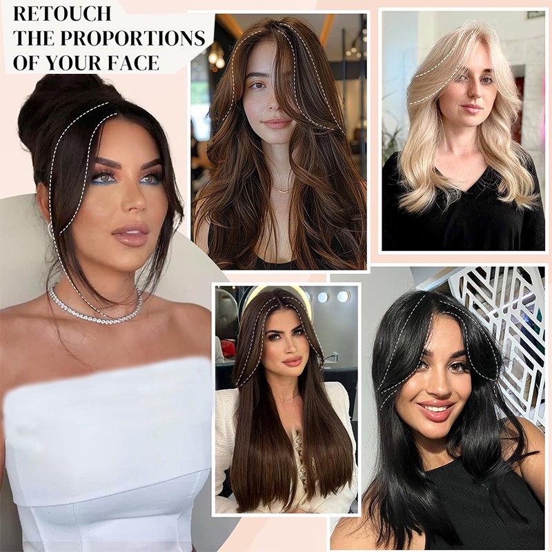 Men/Women’s Hairline Forehead Hairpiece Toupee Remy Human Hair Front Top Piece