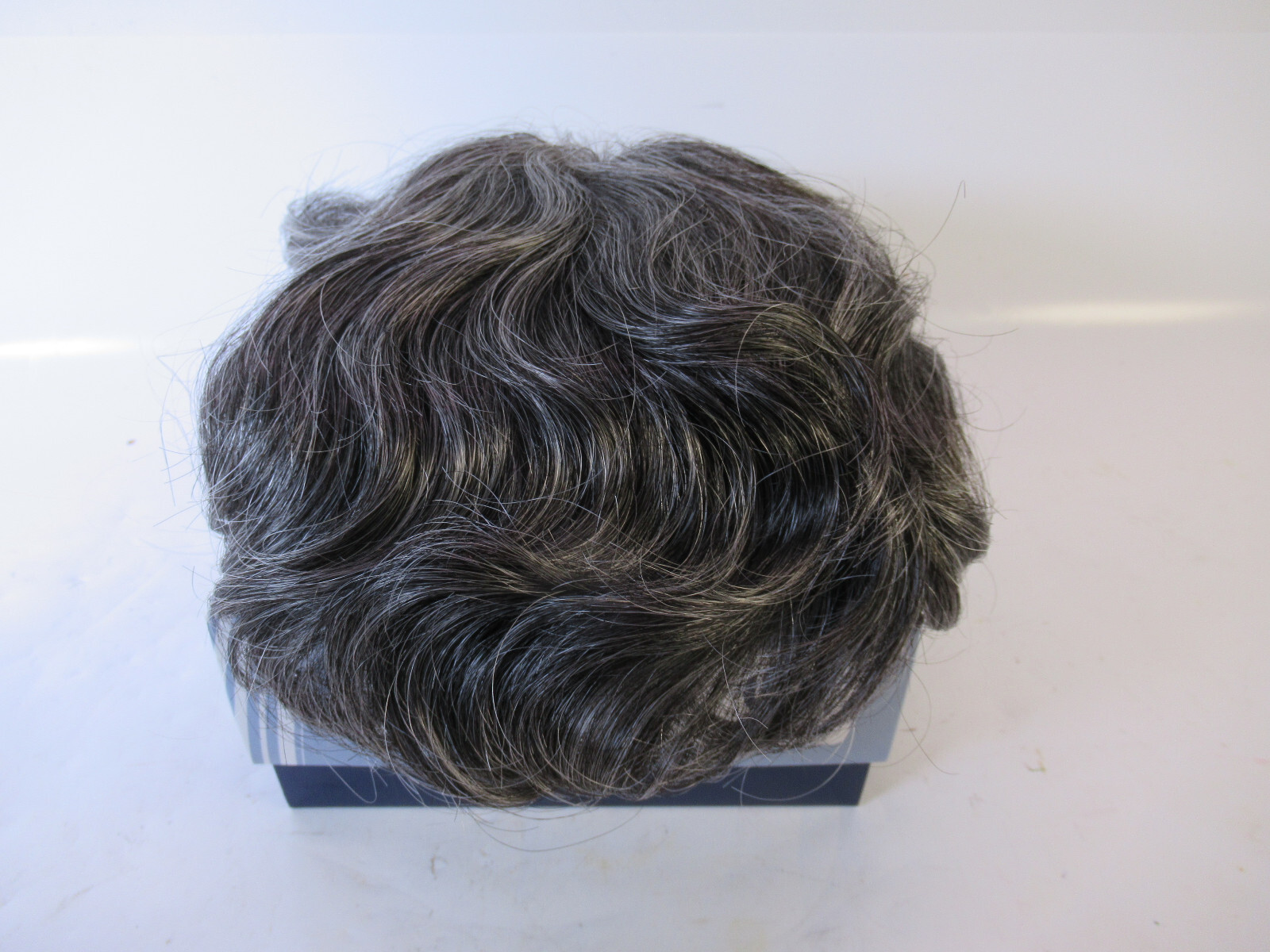 Leading Man CONRAD Mens Toupee Poly Skin Base Implanted Hand-Tied Hairpiece