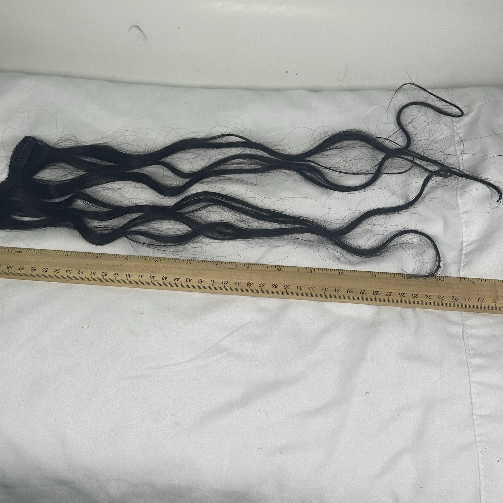 Ashine 100% Brazilian Human Hair Extensions-Black 18, 20, And 22 Inch Hair