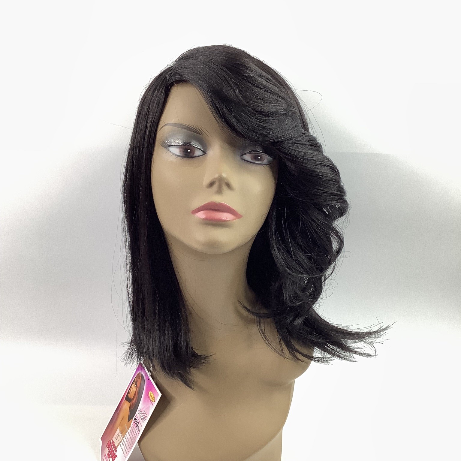 Vanessa Smart CASEY Wig Premium High Heat Fiber 1B Side Part Bob