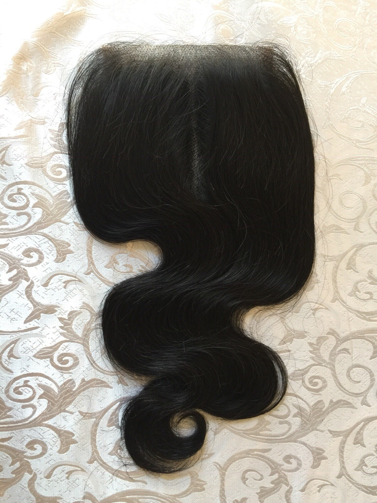 Brazilian Raw Hair 4×4 Closure Body Wave 14Inches 1B