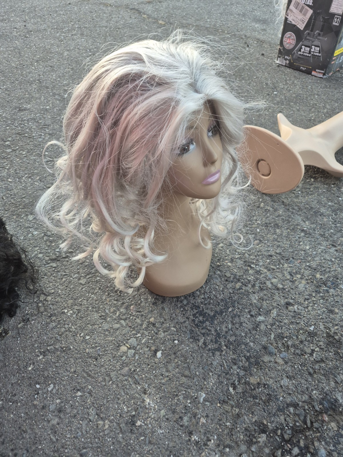 Long HD Transparent Lace Front Wig Silver Or Blonde Human Hair
