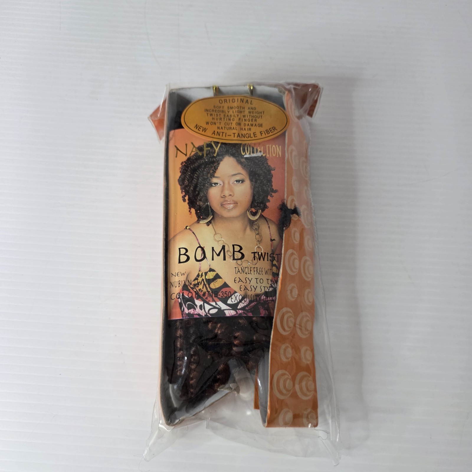 Nafy Collection Bomb Twist Hair New Nubian Style Color # T1B-350