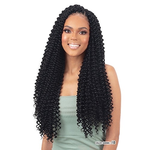 Crochet Hair – 3X LUSTY WATER WAVE 18″