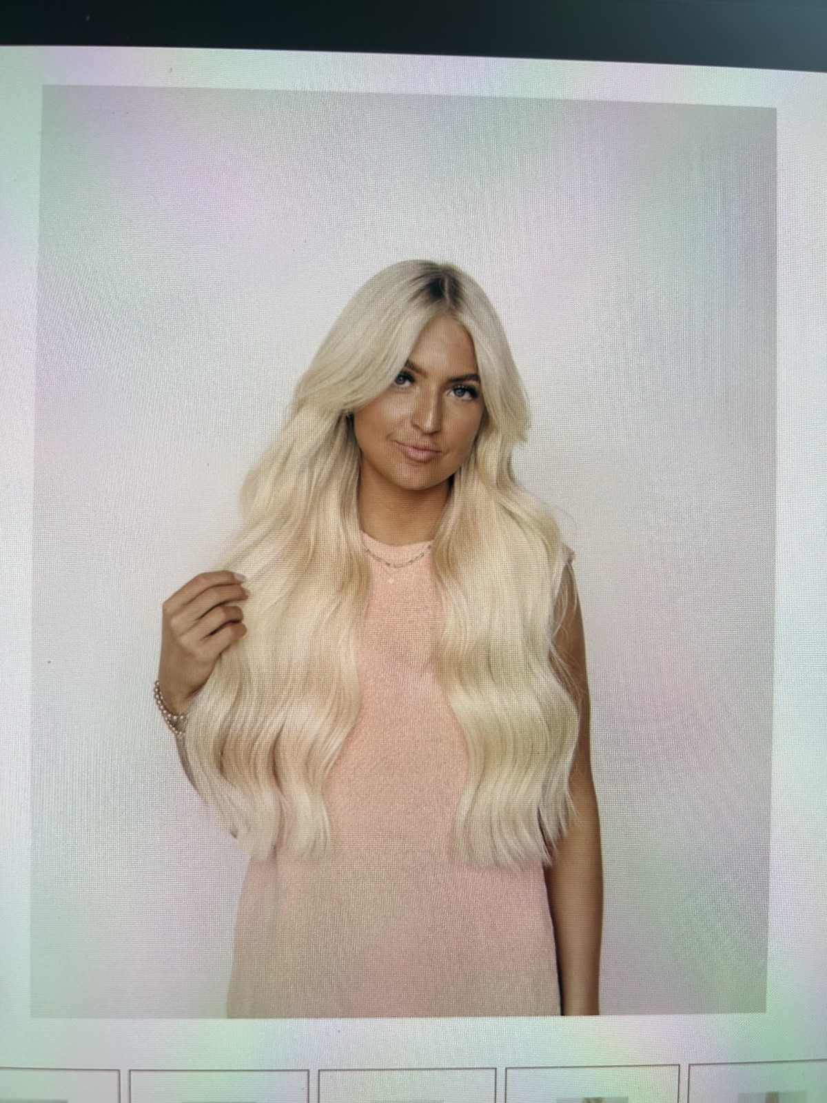 JZ Styles J Tied Wefts Hair Extensions 100% Human Blond 22”